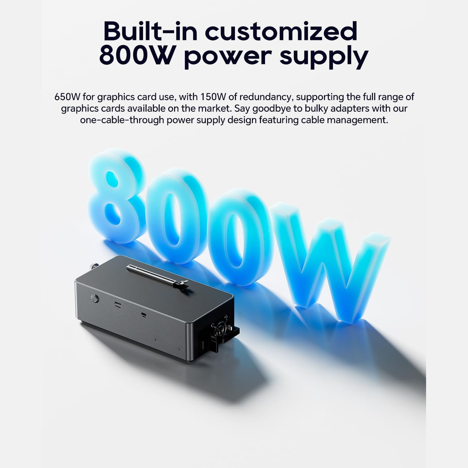 800W PSU PCIe 4.0 X4 외장 GPU 도킹 - Oculink Gpu Dock Station 리뷰 및 가격