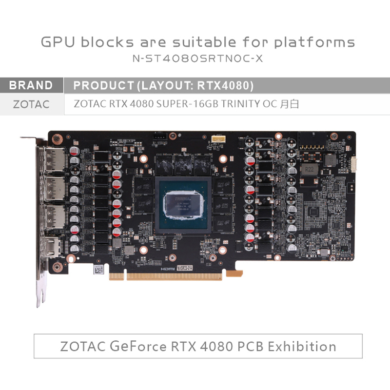 ZOTAC RTX 4080 SUPER-16GB TRIN - Rtx 4080 Water Cooling Block 리뷰 및 가격