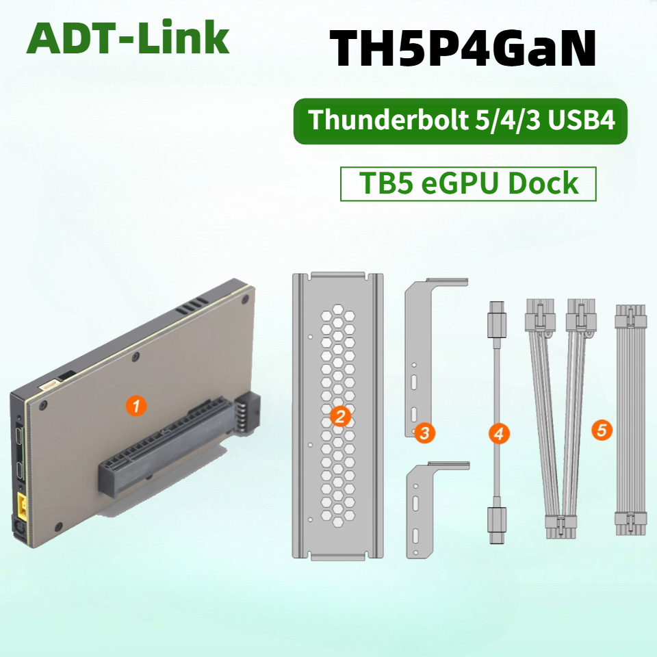 TH5P4GaN 노트북 썬더볼트 5/4 USB4 외장  - Gpu External Dock Egpu Thunderbolt 4 리뷰 및 가격