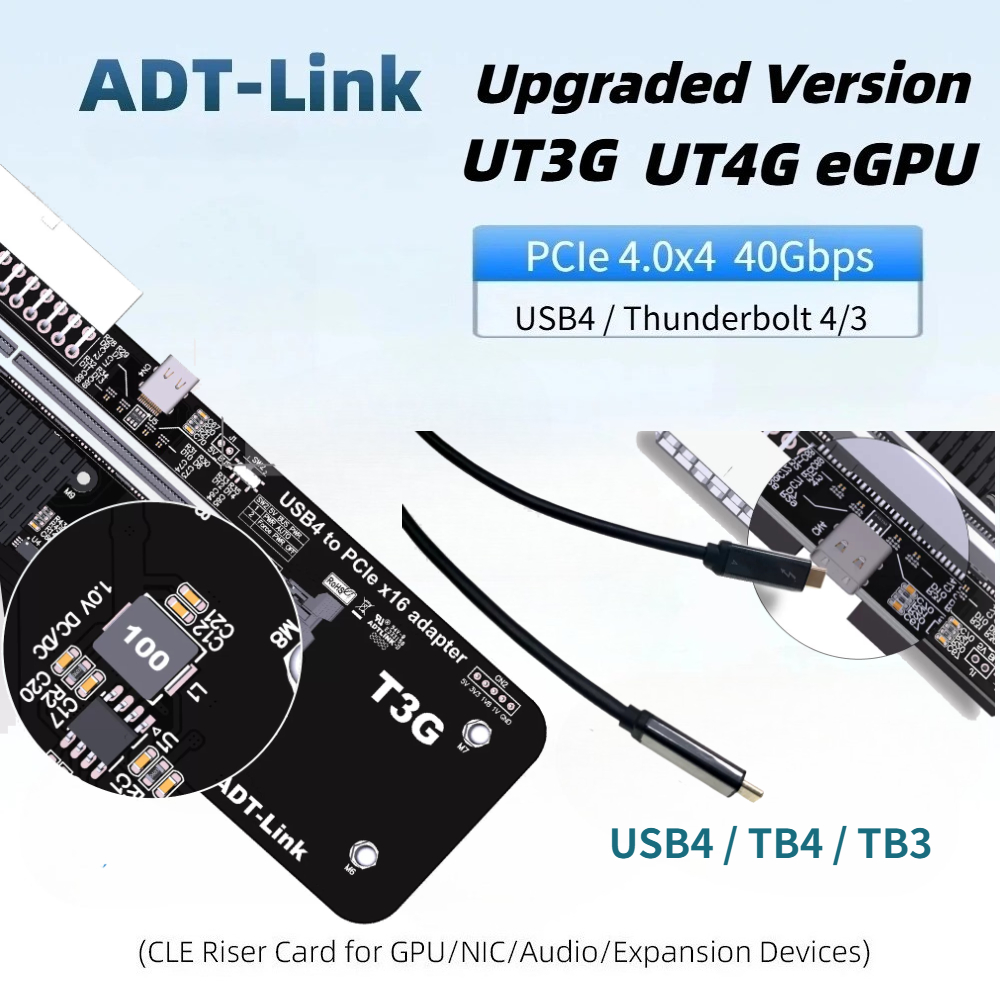업그레이드된 새로운 EGPU 썬더볼트 4/3 to PC - Gpu External Dock Egpu Thunderbolt 4 리뷰 및 가격
