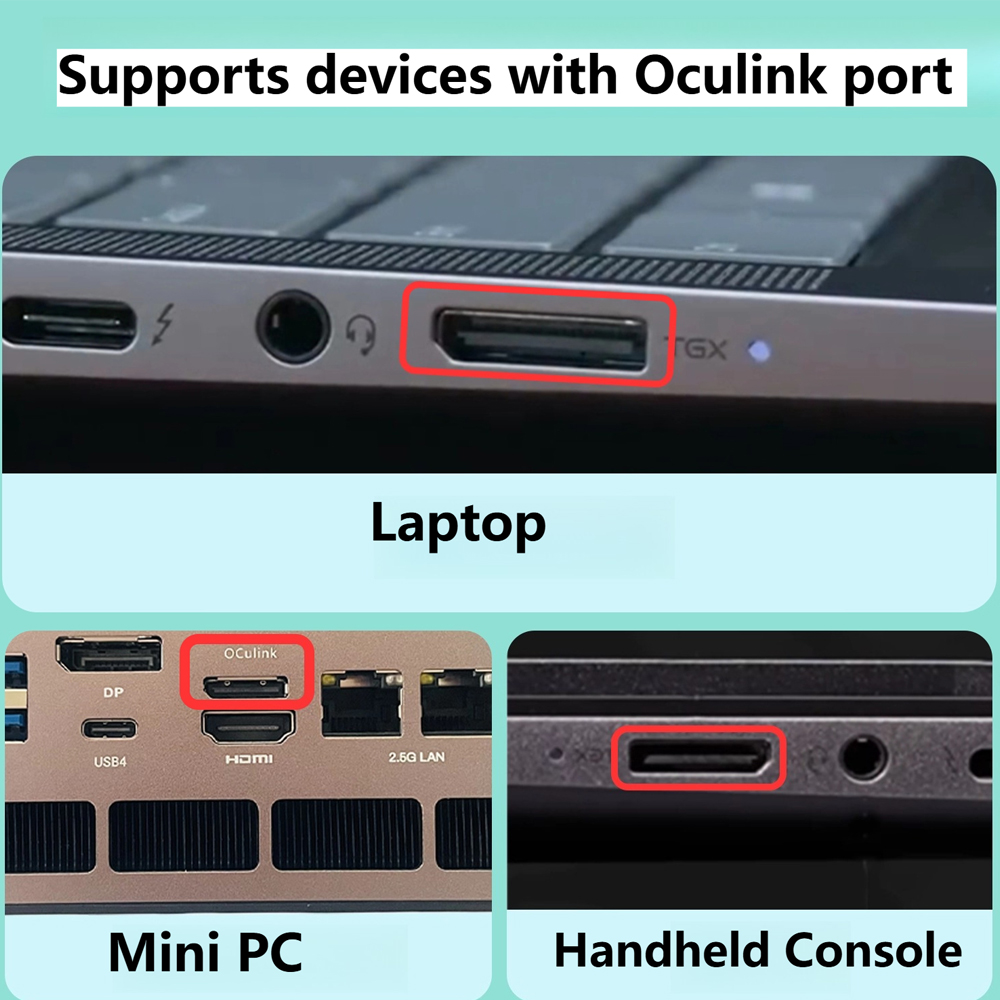 오큘링크 / M.2 외장 GPU 독 eGPU 도킹 스테 - Oculink Gpu Dock Station 리뷰 및 가격