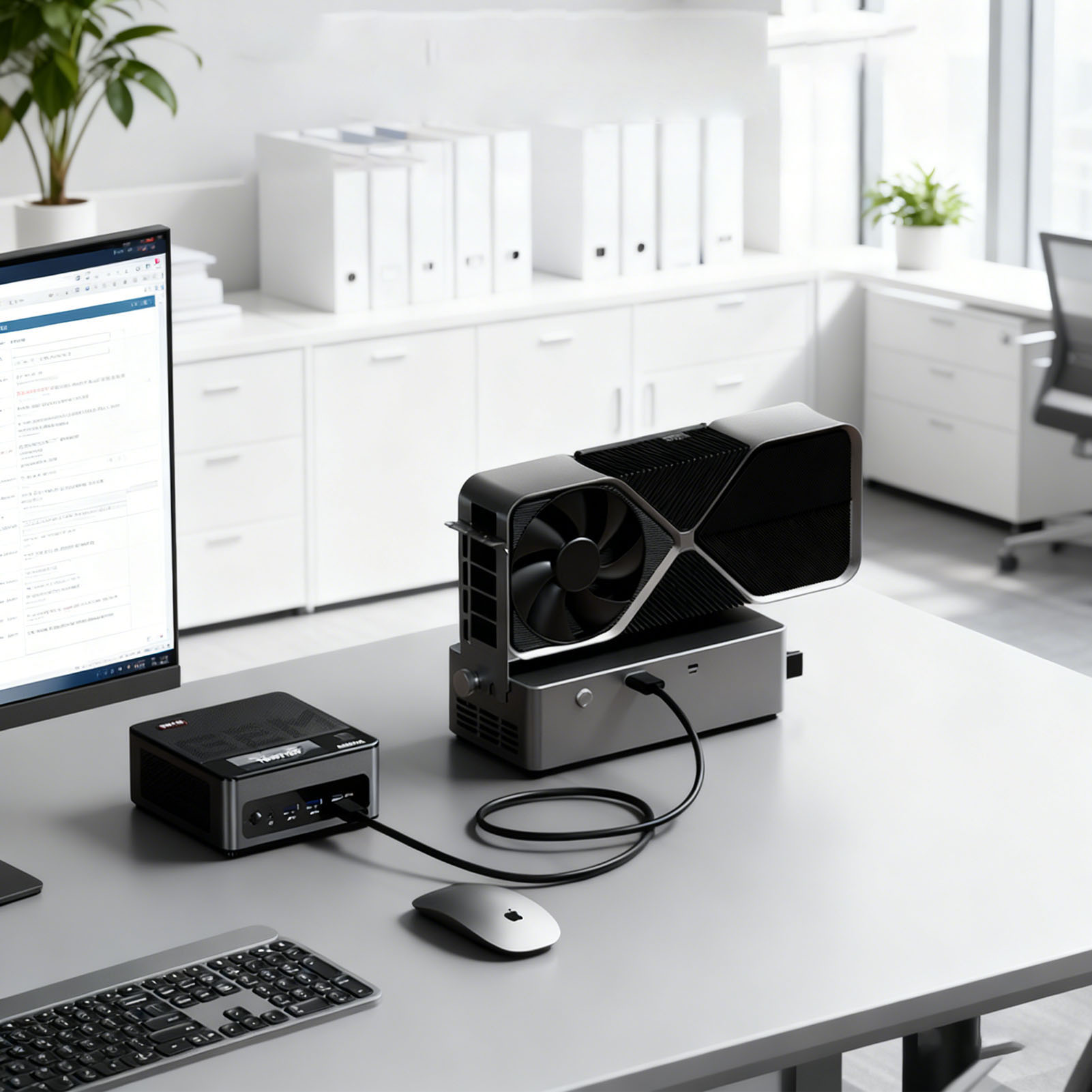 800W PSU PCIe 4.0 X4 외장 GPU 도크 - Oculink Gpu Dock Station 리뷰 및 가격