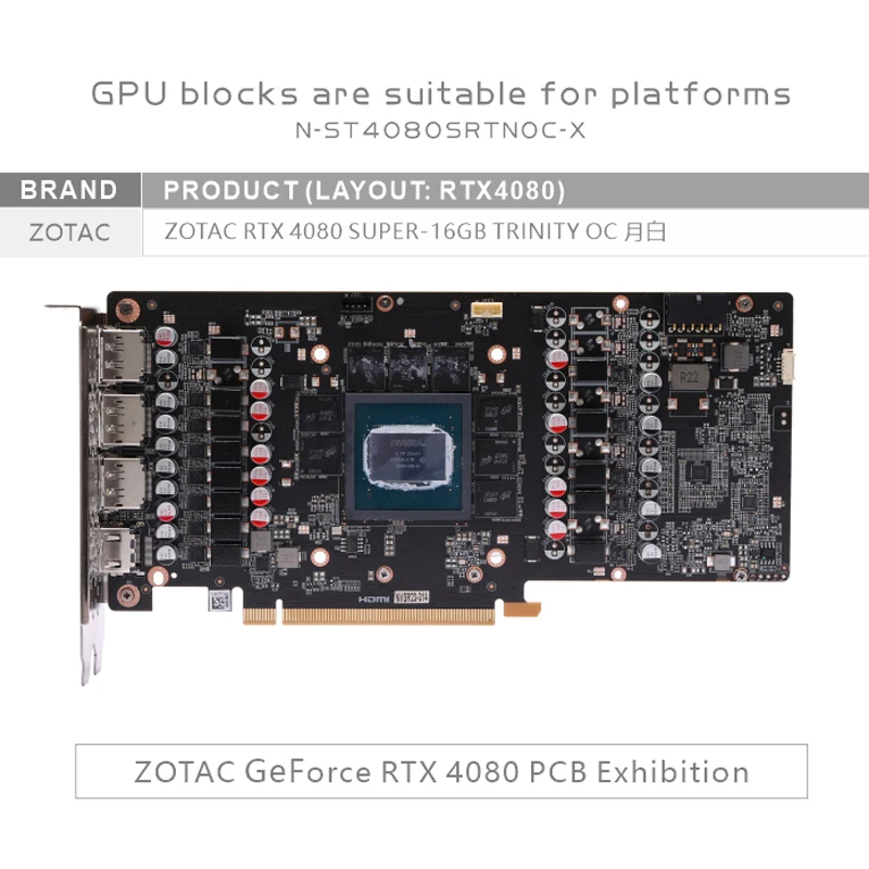 ZOTAC RTX 4080 SUPER-16GB TRIN - Rtx 4080 Water Cooling Block 리뷰 및 가격