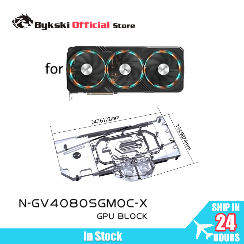 Bykski GPU 블록 - Gigabyte GeFor - Rtx 4080 Water Cooling Block 리뷰 및 가격