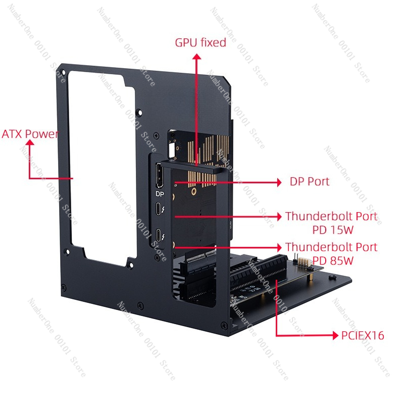 L18 썬더볼트 3 4 GPU 도크 외장 그래픽 카드  - Gpu External Dock Egpu Thunderbolt 4 리뷰 및 가격